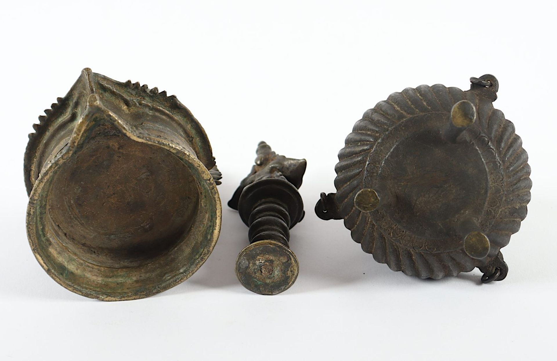 dreiteiliges Konvolut, Bronze, Indien und Thailand - Image 3 of 3