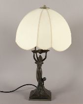 JUGENDSTIL-TISCHLAMPE, Régule, DEUTSCH, um 1900