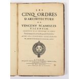 Buchband, Les 5 ordres d'architechture Scamozzi, 1685
