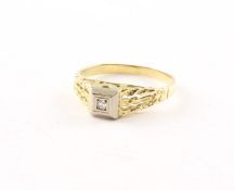 Ring, 585/ooo Gelbgold, Brillant