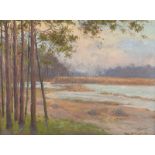 Becker-Leber, Hans Josef (1876-1962), "Seenlandschaft", R.