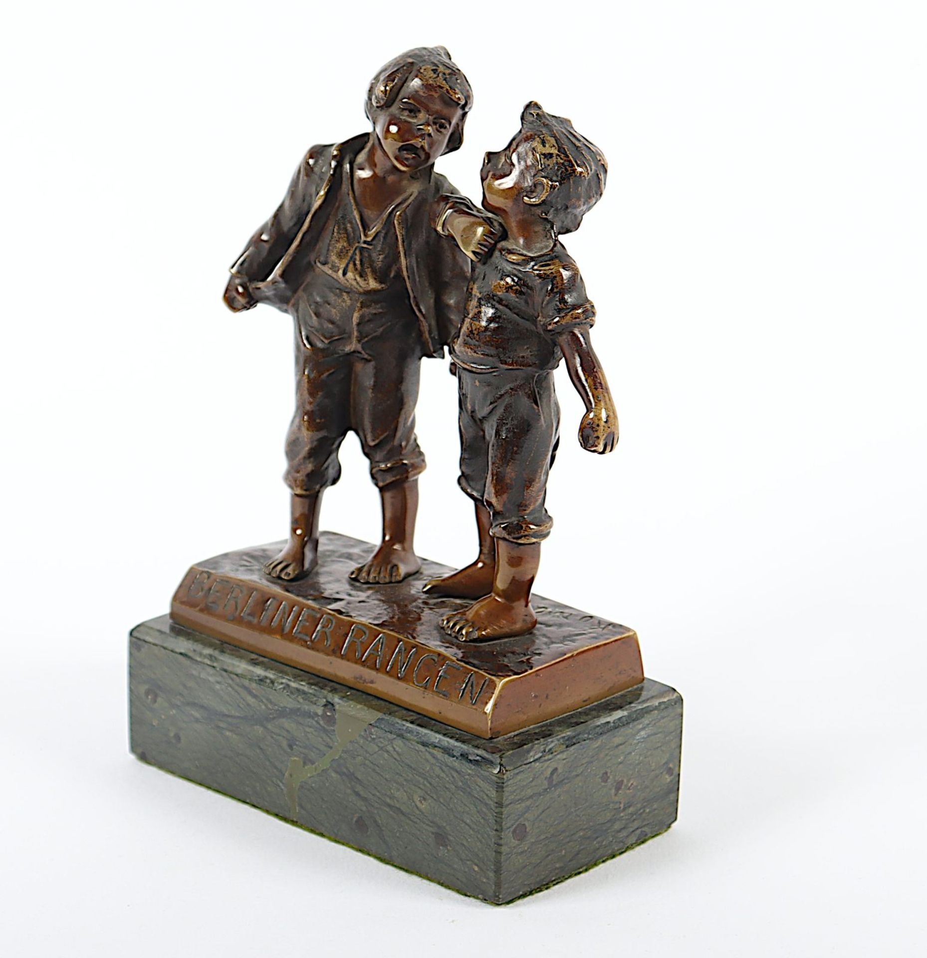 Kowalczewski, Paul Ludwig (1865-1910), "Berliner Rangen, 1900", Bronze - Image 2 of 4