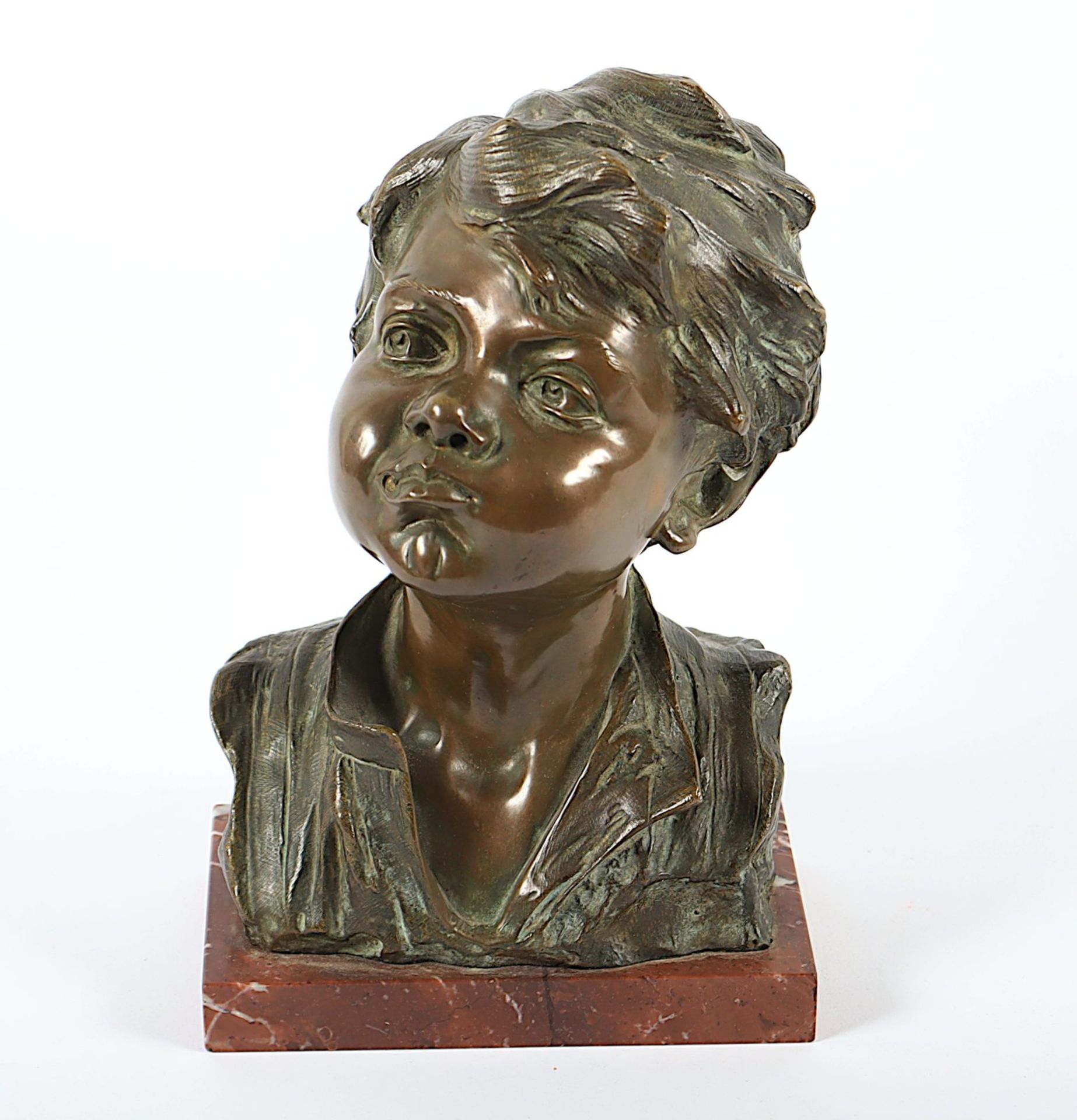 Gambogi, G., "Kinderkopf", Bronze - Image 2 of 4