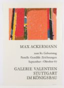 Ackermann, Max, Plakat, ungerahmt
