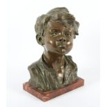 Gambogi, G., "Kinderkopf", Bronze