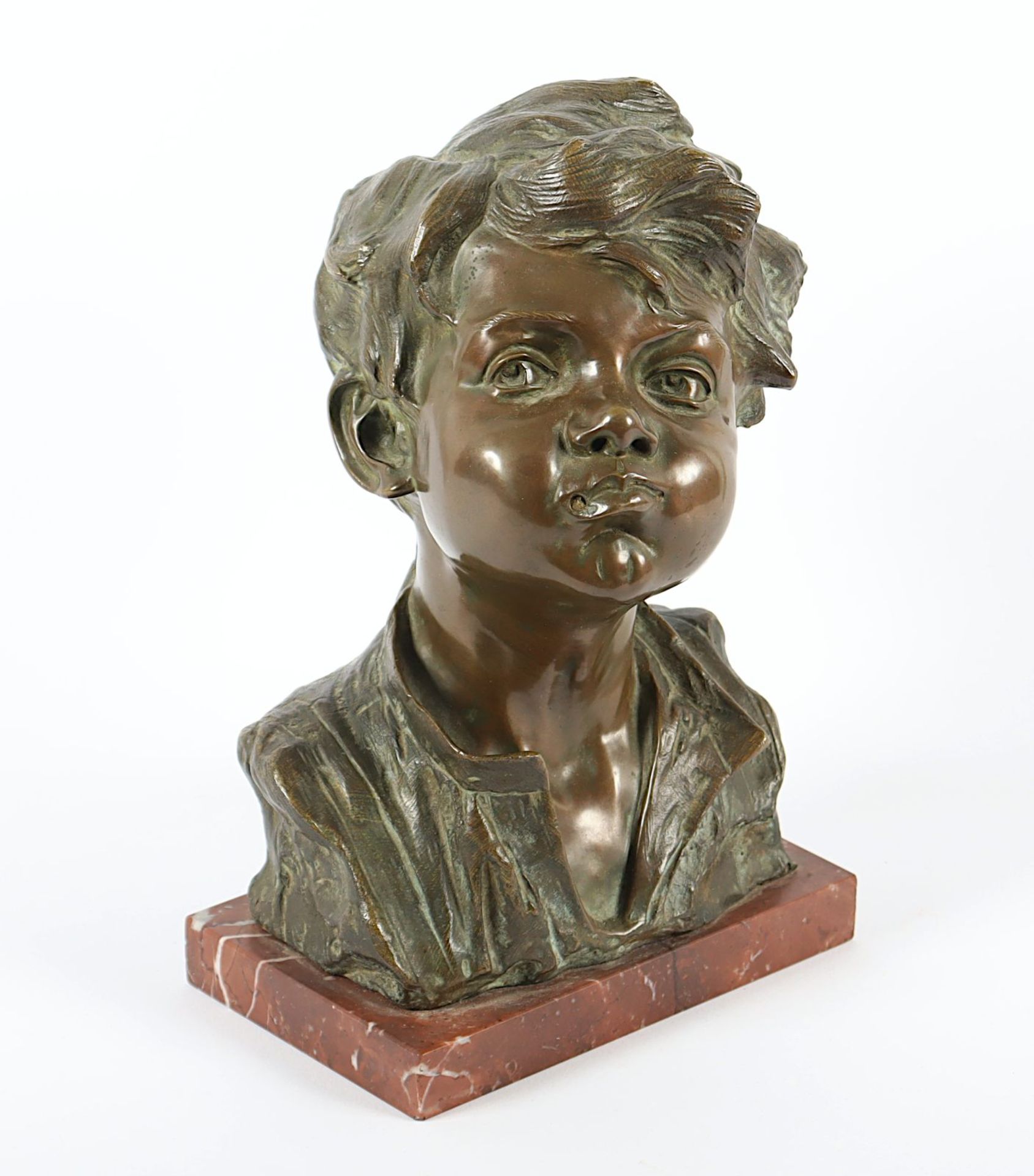 Gambogi, G., "Kinderkopf", Bronze