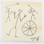 Penck, A.R. Zeichnung, ungerahmt
