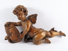 Putto, Holz, wohl 19.Jh.