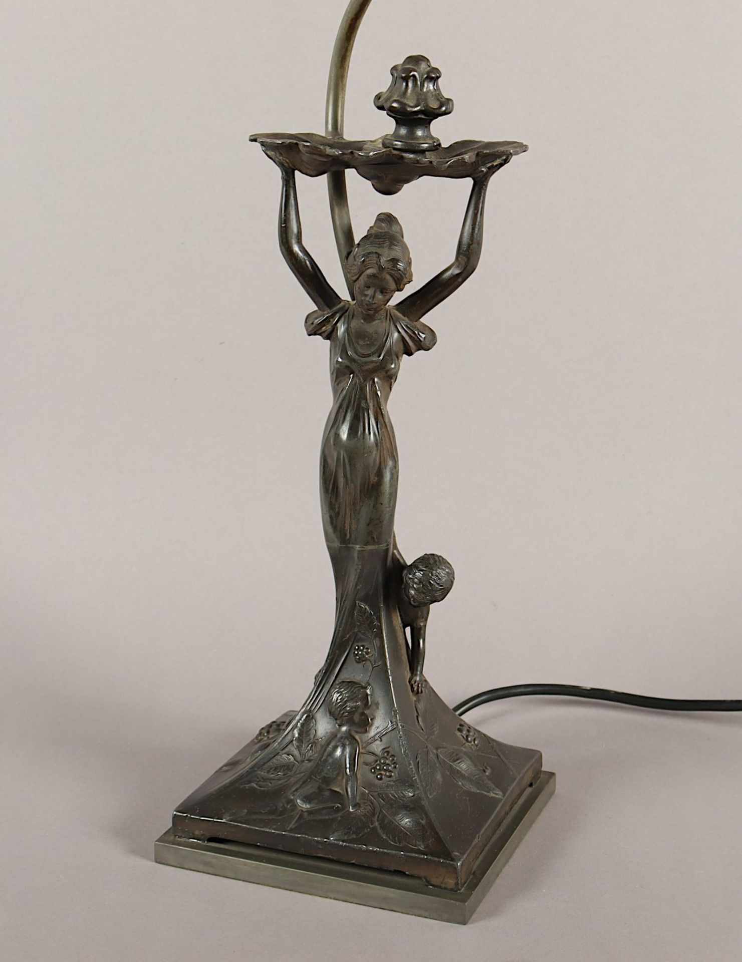 JUGENDSTIL-TISCHLAMPE, Régule, DEUTSCH, um 1900 - Bild 2 aus 4