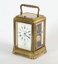 EXQUISITER REISEWECKER, HENRY JACOT FILS, PARIS, um 1885/90