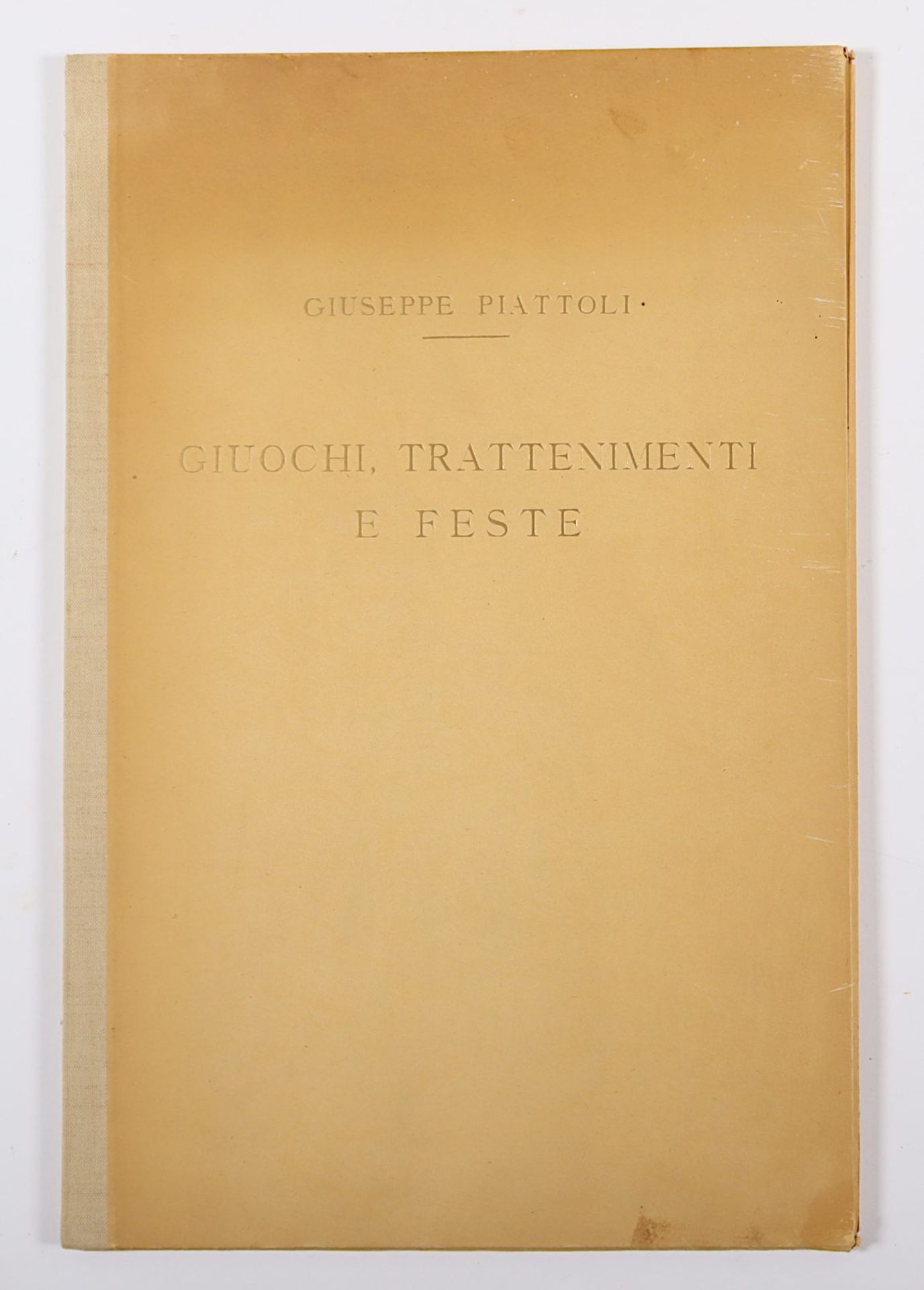 Mappe Giuseppe Piattoli, Giuochi, Trattenimenti e Feste - Image 6 of 6