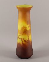 Große Vase, Glas, Muller Freres, um 1920