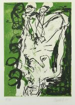 Baselitz, Georg, "Gotisches Mädchen", R.