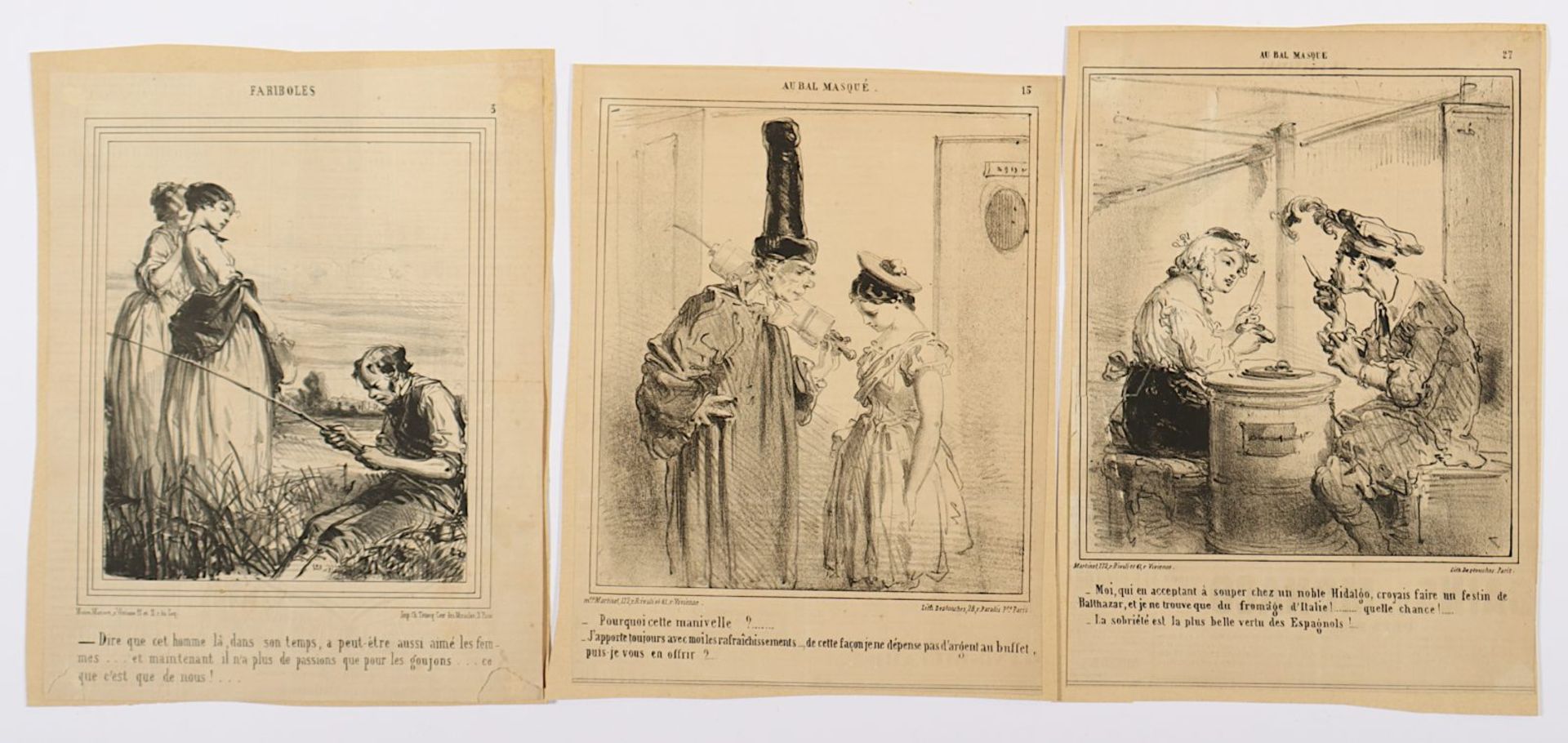 Konvolut Karikaturen, Gustave Doré und andere, - Bild 6 aus 8