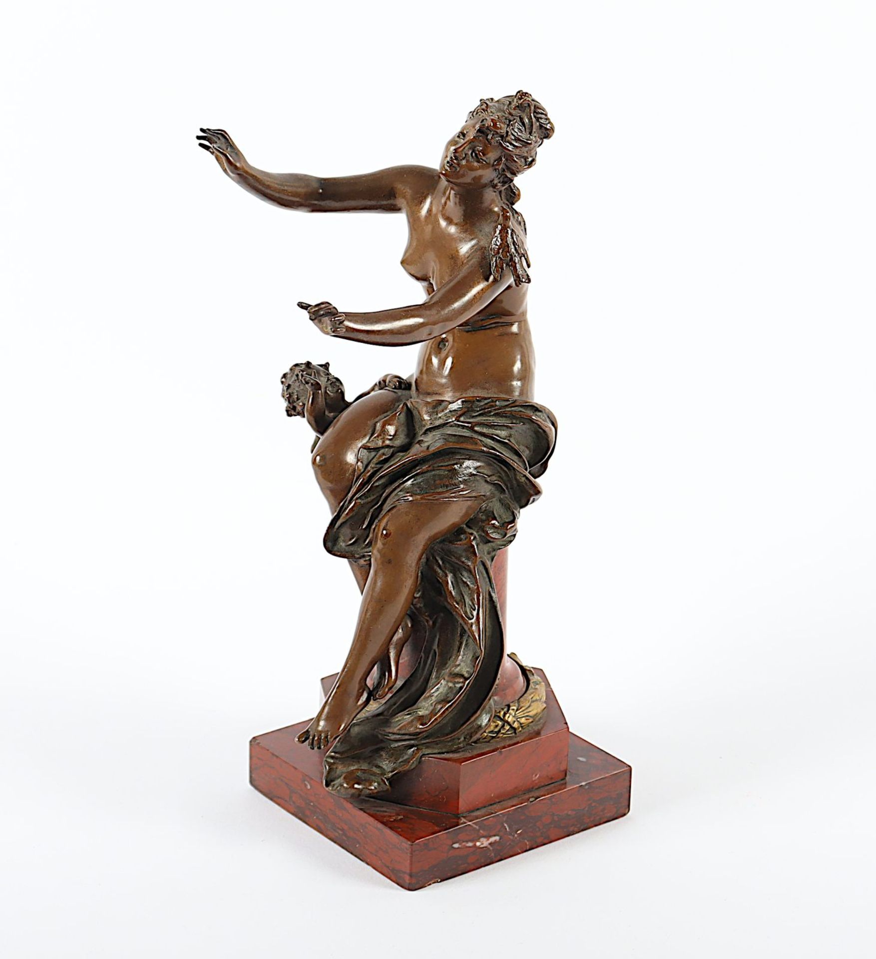 Moreau, A., Allegorie, Bronze - Image 2 of 5