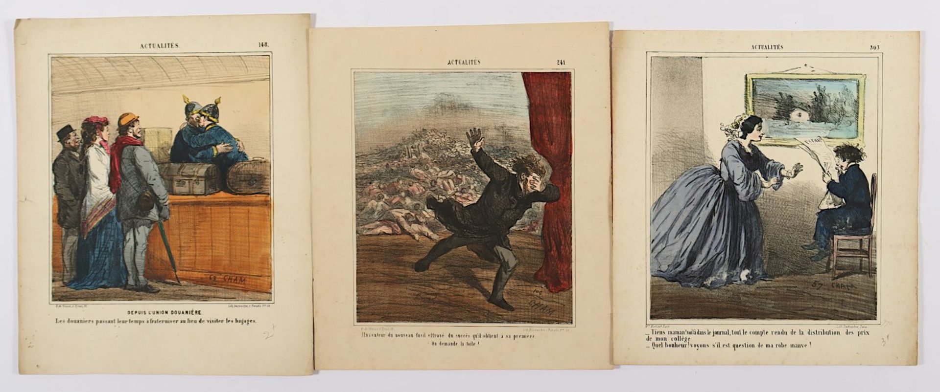 Konvolut Karikaturen, Gustave Doré und andere, - Bild 5 aus 8