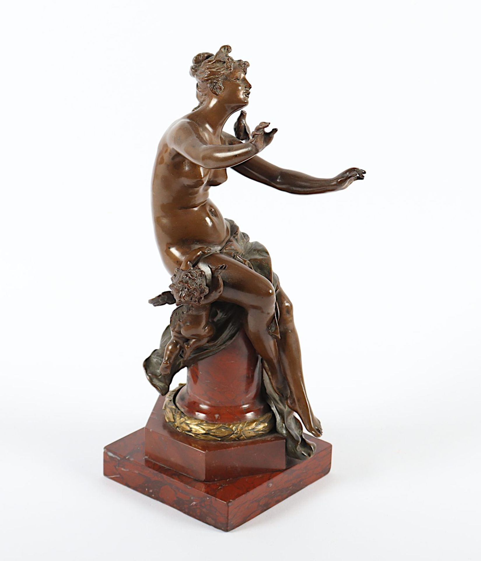 Moreau, A., Allegorie, Bronze - Image 3 of 5