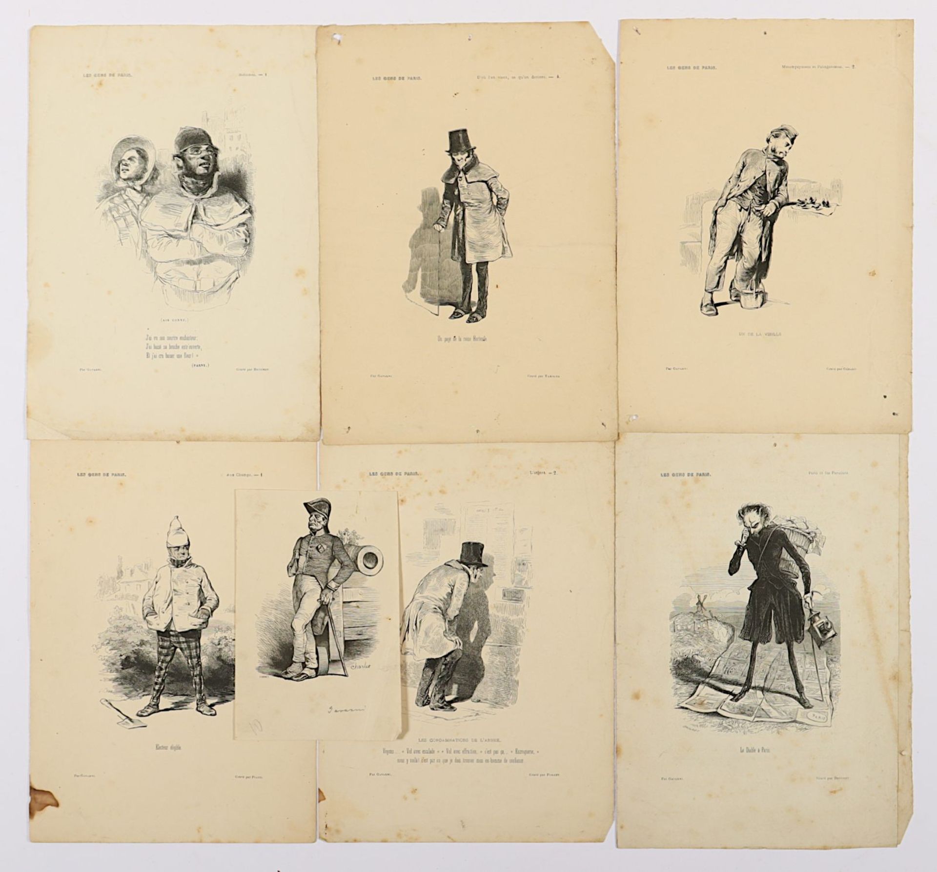 Konvolut Karikaturen, Gustave Doré und andere, - Bild 2 aus 8