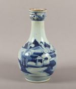 Blauweisse Vase, Porzellan, China, 18.Jh.