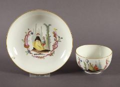 Tasse mit Untertasse, MEISSEN, um 1745