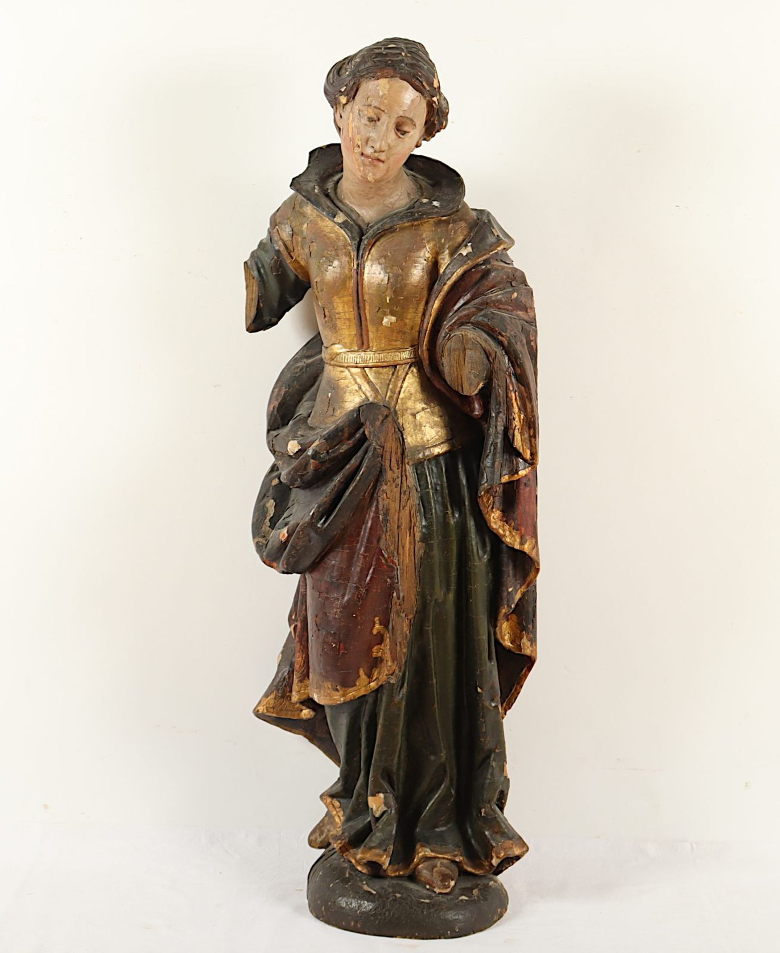 Heilige Barbara, Holz, M.18.Jh.