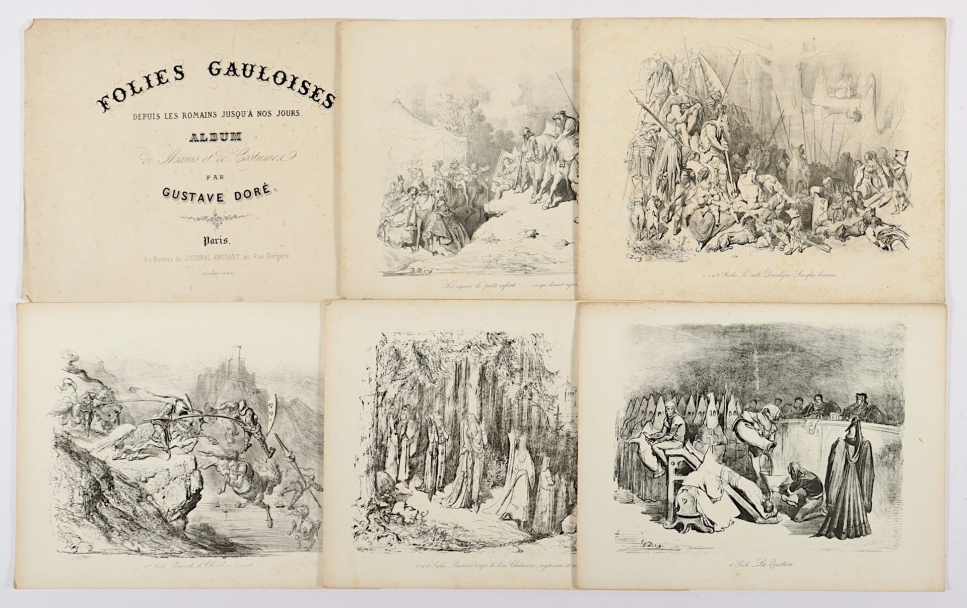 Konvolut Karikaturen, Gustave Doré und andere, - Bild 7 aus 8