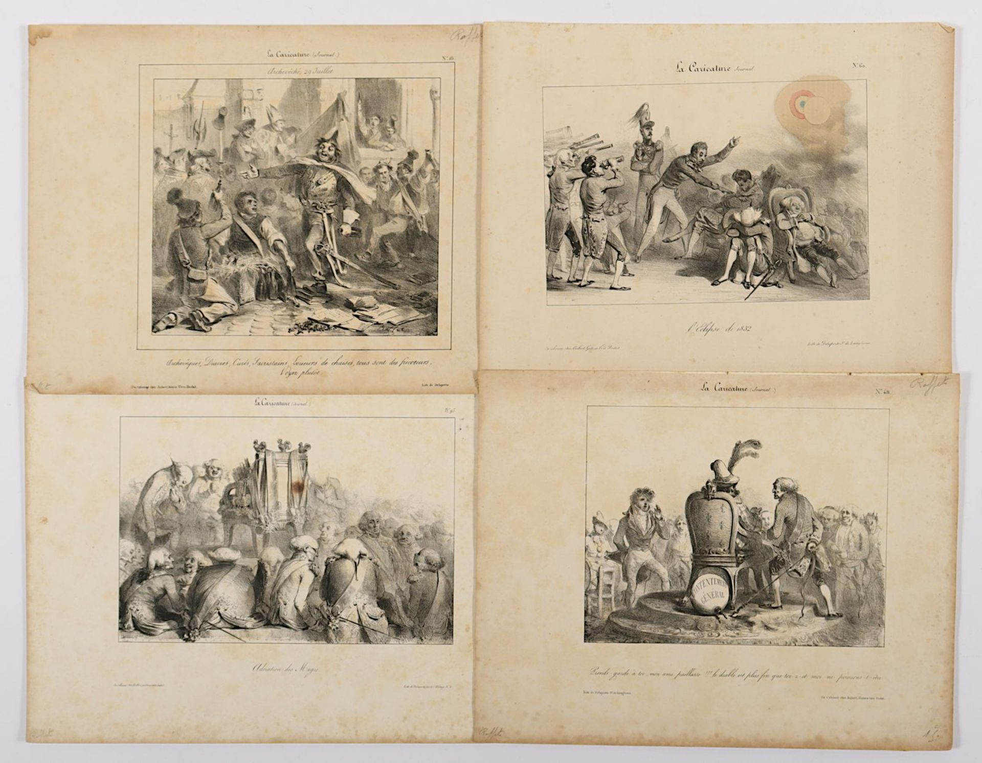 Konvolut Karikaturen, Gustave Doré und andere, - Bild 4 aus 8