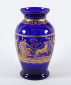 Vase, Glas, Murano, um 1920
