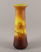 Große Vase, Glas, Muller Freres, um 1920