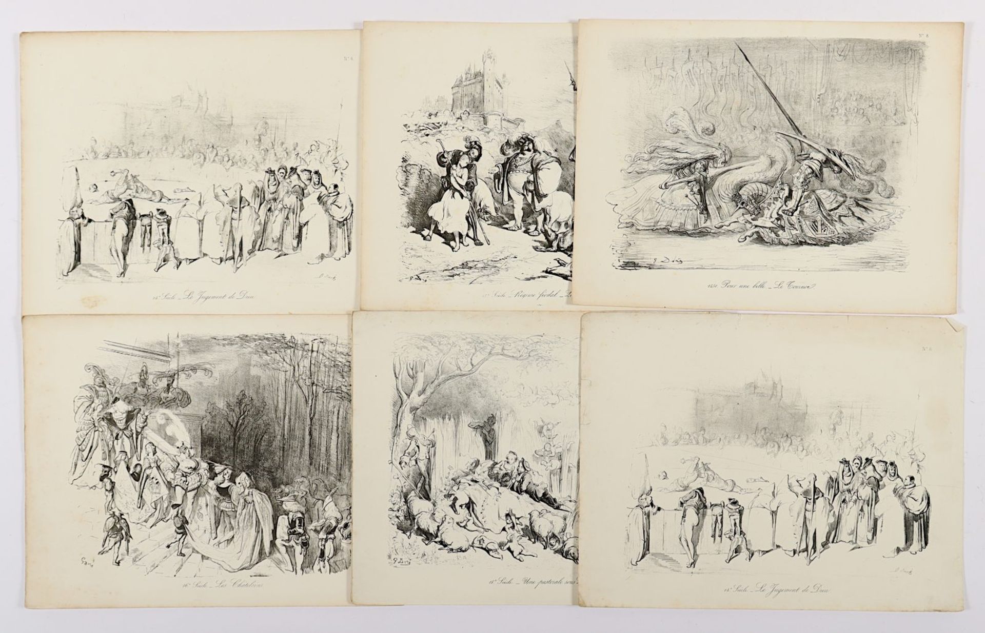 Konvolut Karikaturen, Gustave Doré und andere, - Bild 8 aus 8