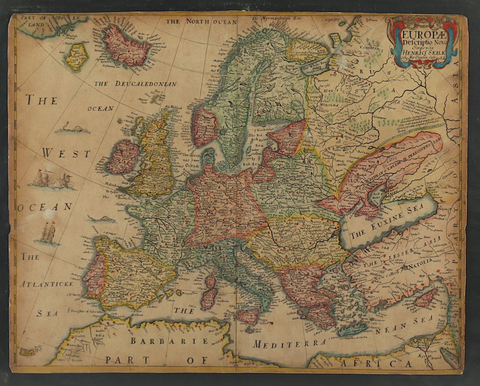 Zwei Karten, Europa, Deutschland, R. - Bild 2 aus 3