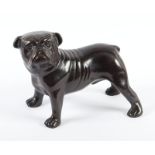 BULLDOGGE, Bronze, L 22, 20.Jh.