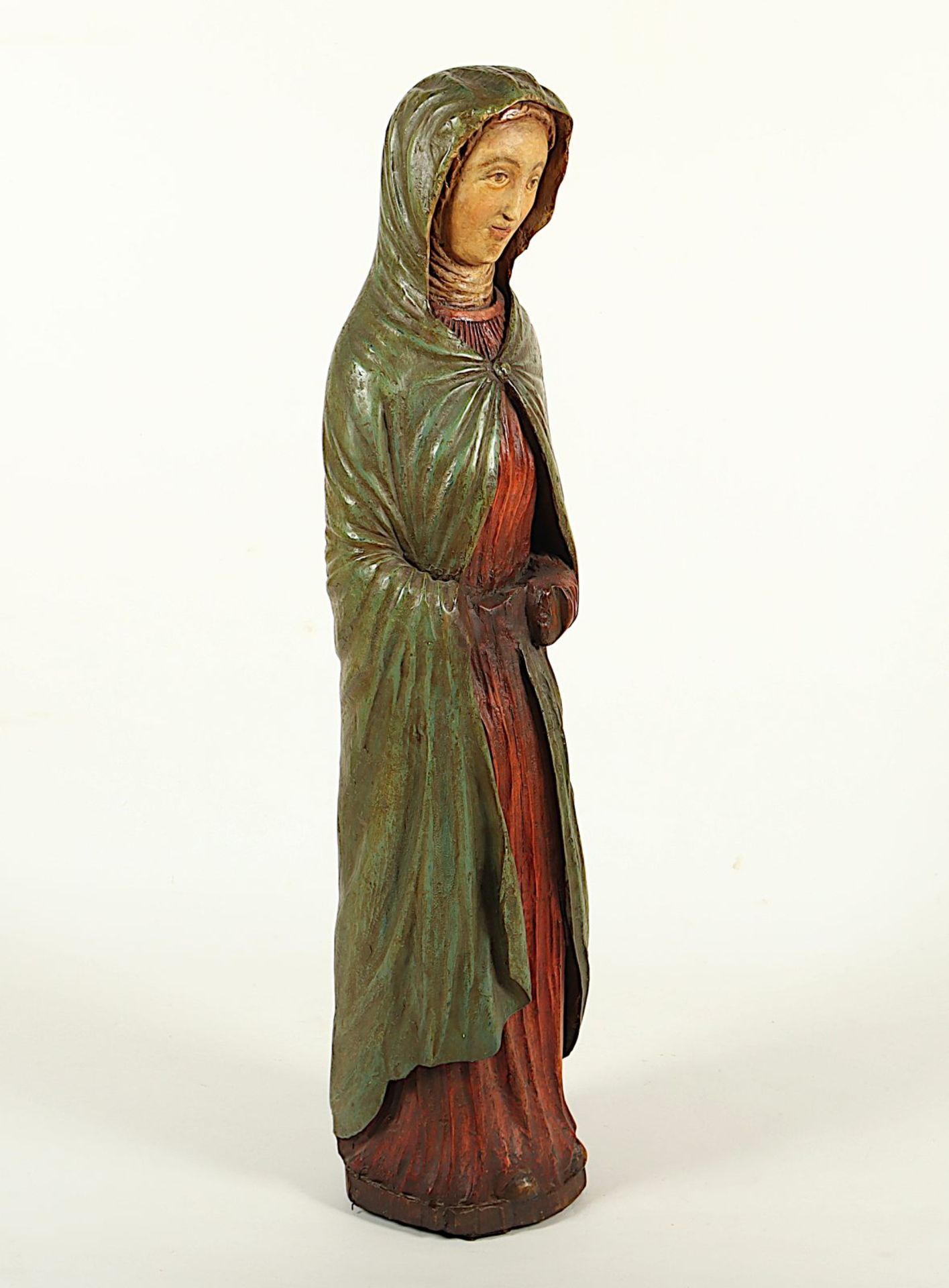 Heiligenfigur, Holz, 19./20.jh. - Bild 3 aus 5