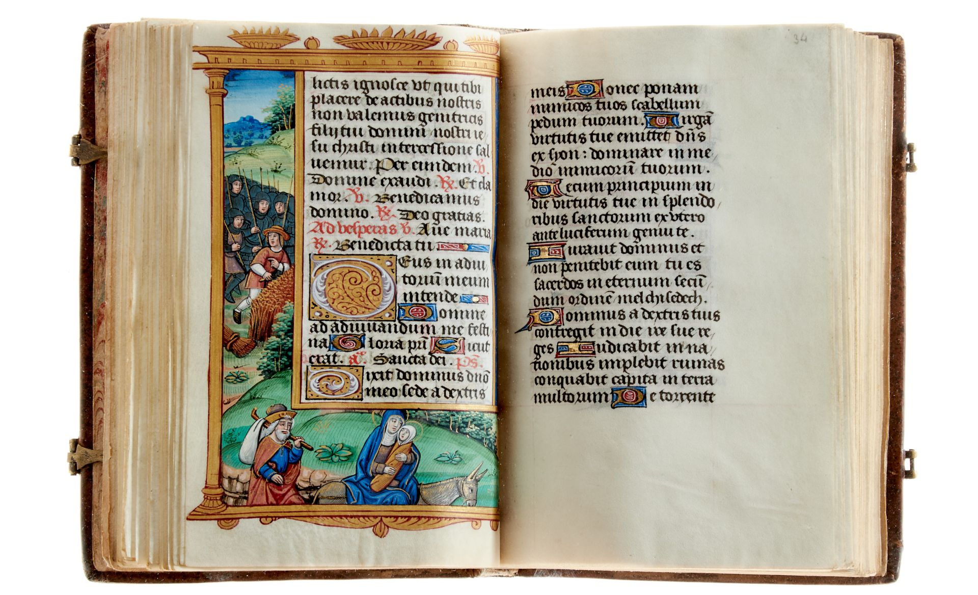 Pariser Stundenbuch. Lateinische Handschrift auf Pergament. Paris, um 1500. Ca. 14 x 10 cm. - Bild 17 aus 26