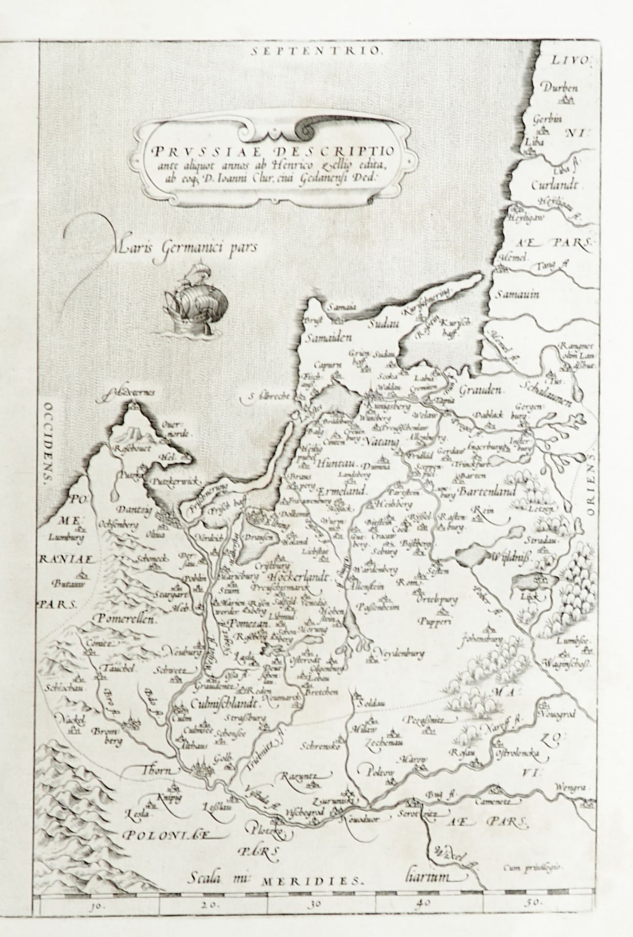 Sachsen Thüringen Konvolut - 12 Kupferstichkarten des 16. bis 18. Jhdts. von verschied. Stechern und - Bild 7 aus 8