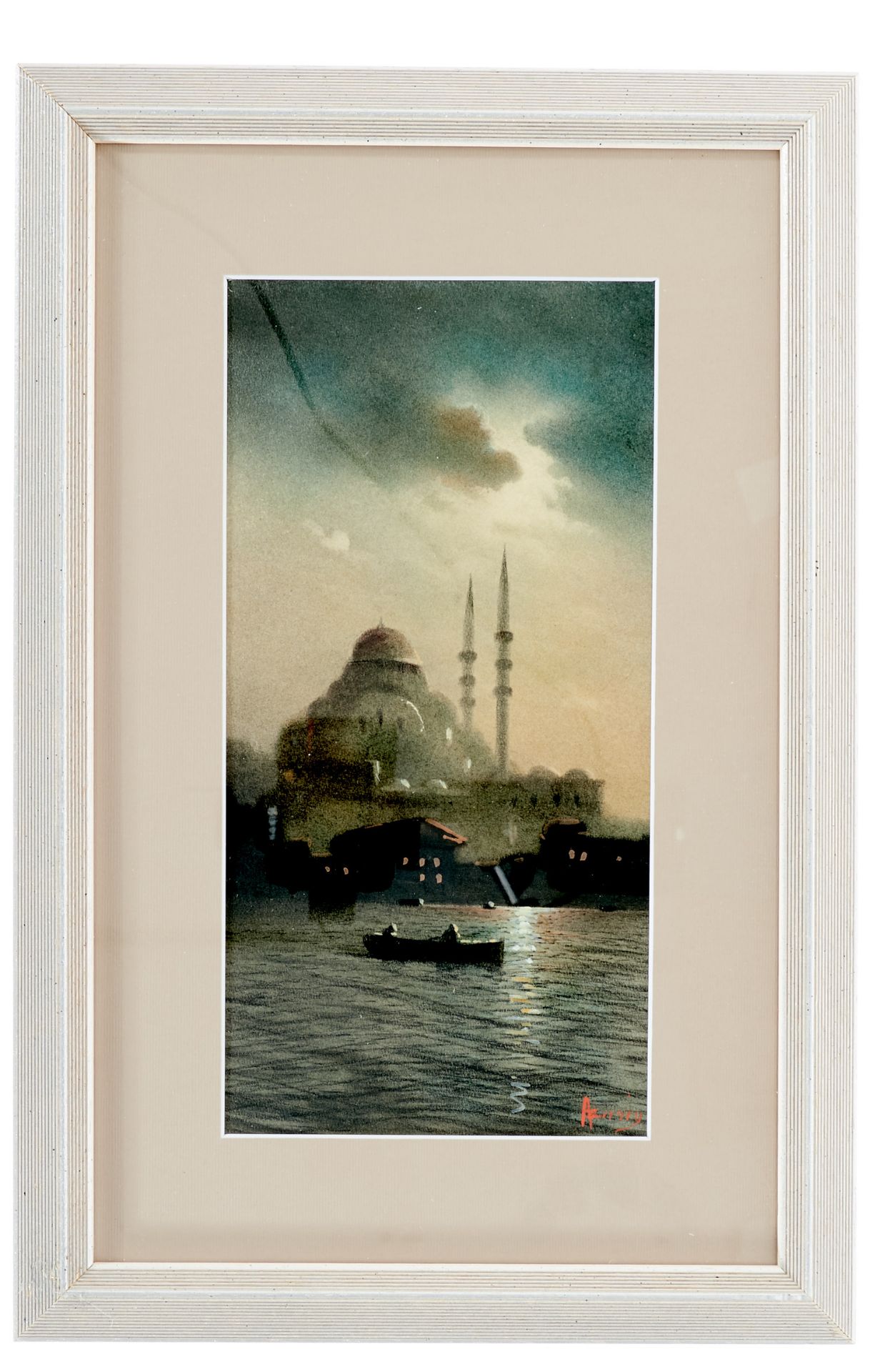 Türkei Azarian, Onnik (Izmit 1883-1935), 3 Ansichten von Istanbul. Pastell und Gouache auf Papier. - Image 3 of 3