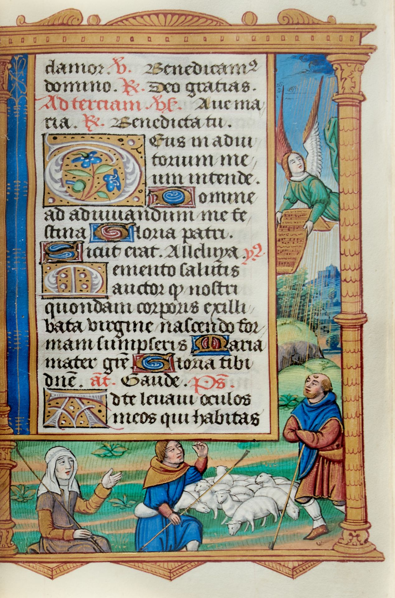 Pariser Stundenbuch. Lateinische Handschrift auf Pergament. Paris, um 1500. Ca. 14 x 10 cm. - Bild 10 aus 26
