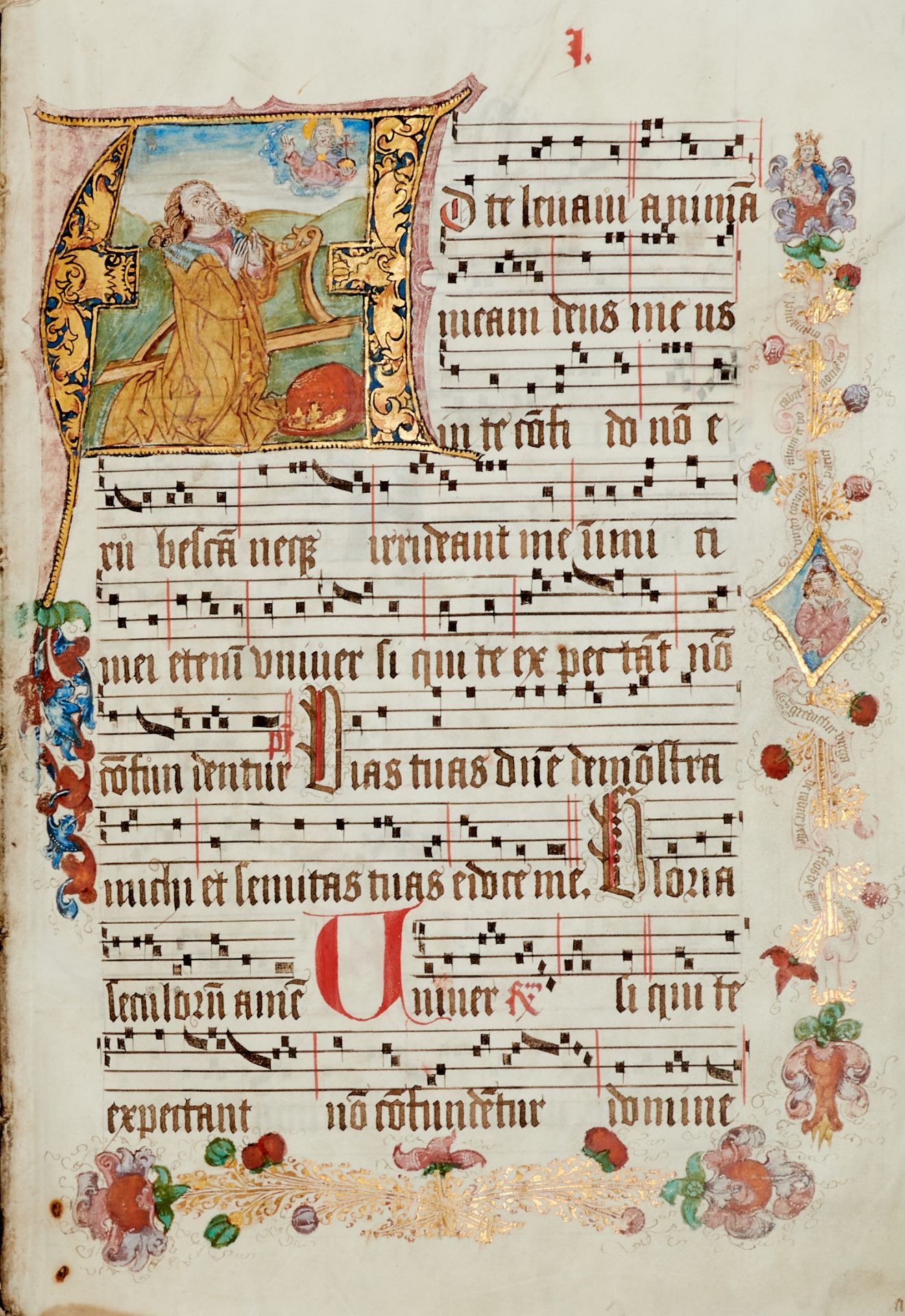 Graduale. Lateinische Handschrift auf Pergament. Wohl Böhmen, dat. 1526. Fol. (ca. 40,5 x 29 cm). - Bild 5 aus 25