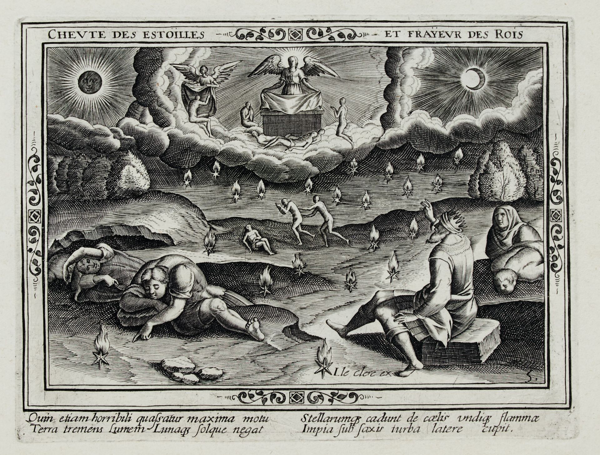 Halbeeck, Jan van (aktiv ca. 1600-1630 in Paris), "Figurae libri Apocalypsis beati Ioannis - Bild 6 aus 6