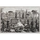 Italien Tivoli Piranesi - "Veduta della Villa Estense in Tivoli" (Ansicht der Villa d'Este in