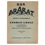 Grosz 2 Kataloge zu Ausstellungen von George Grosz aus den 1920er Jahren. 1920-26. Orig.-Brosch. (