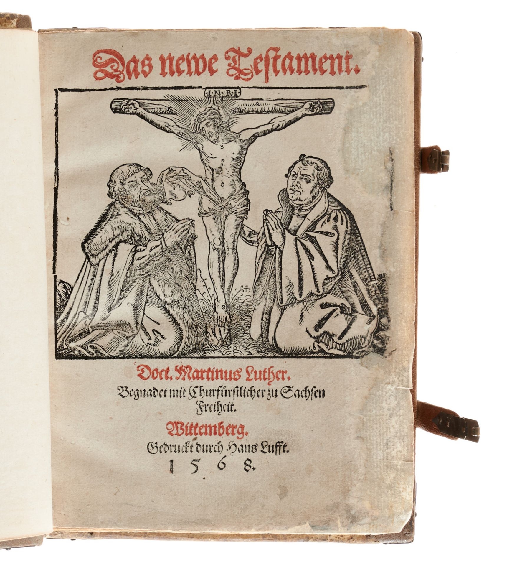 Biblia Germanica Novum Testamentum Das newe Testament. Übers. von M. Luther. Wittenberg, Lufft, - Bild 2 aus 7