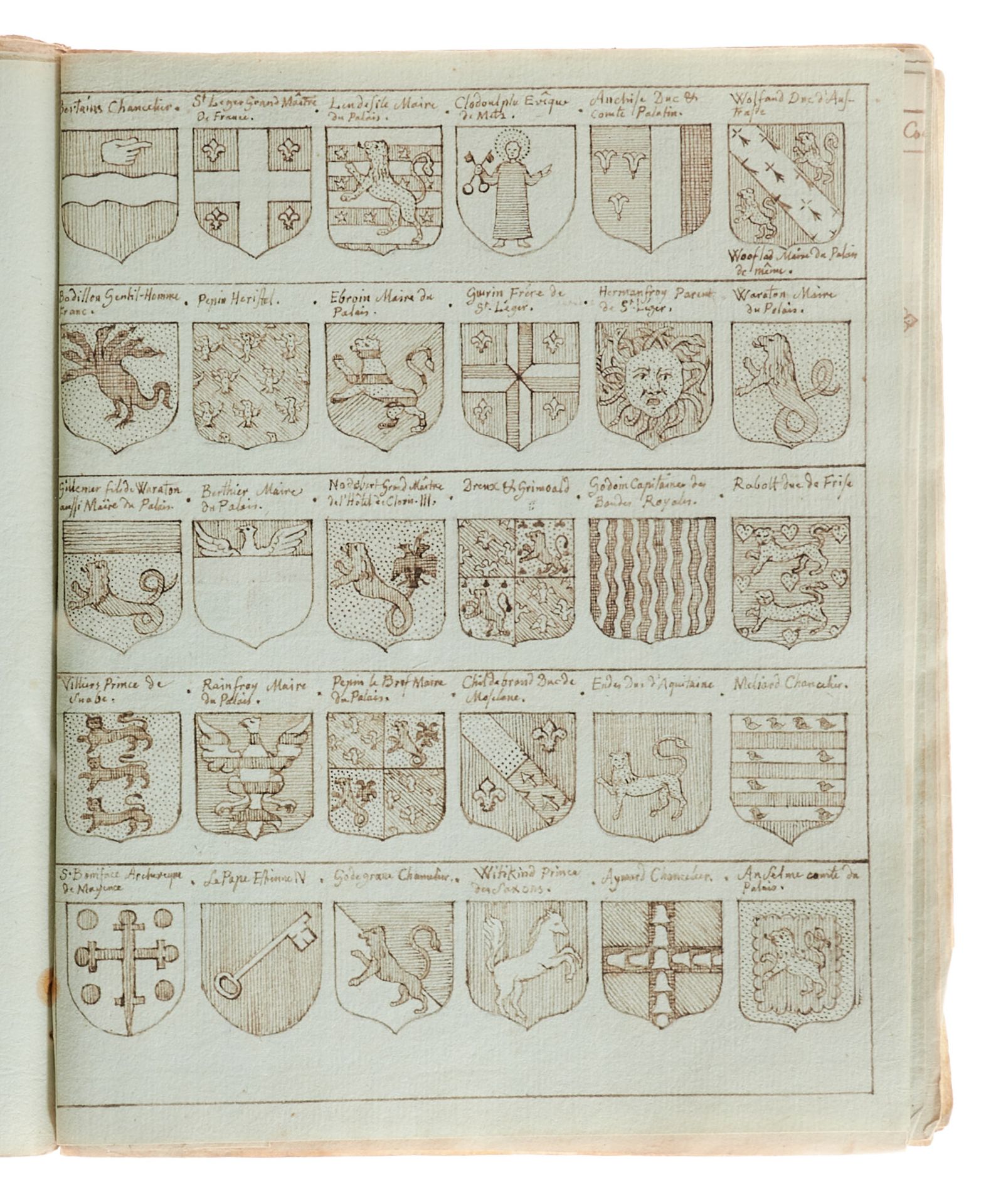 Wappen Medaillen Orden Abhandlung zu Heraldik, Medaillenkunde und Phaleristik. Französische - Image 4 of 6