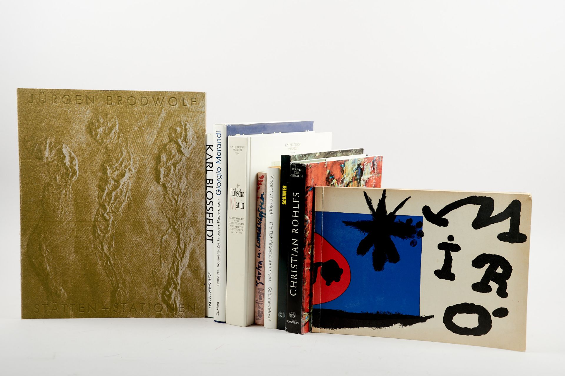 Sammlung - 14 Monographien, meist zu Künstlern des 20. Jahrhunderts. Ca. 1960-2000. verschied.