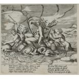 Hogenberg, Frans (Mechelen 1535-1590 Köln), Amor und Psyche. 17 Kupferstiche nach Raffael. Das erste