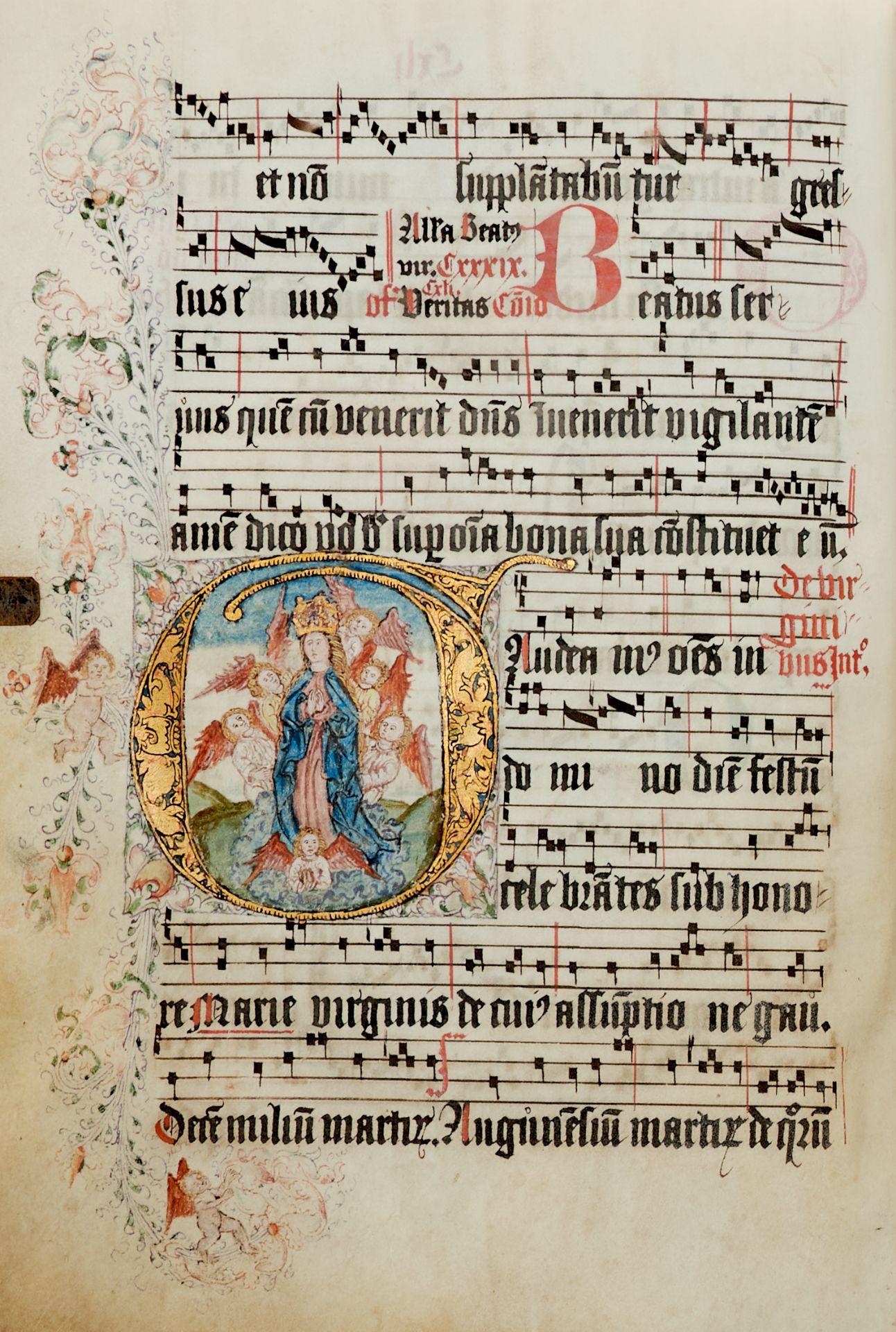 Graduale. Lateinische Handschrift auf Pergament. Wohl Böhmen, dat. 1526. Fol. (ca. 40,5 x 29 cm). - Image 18 of 25