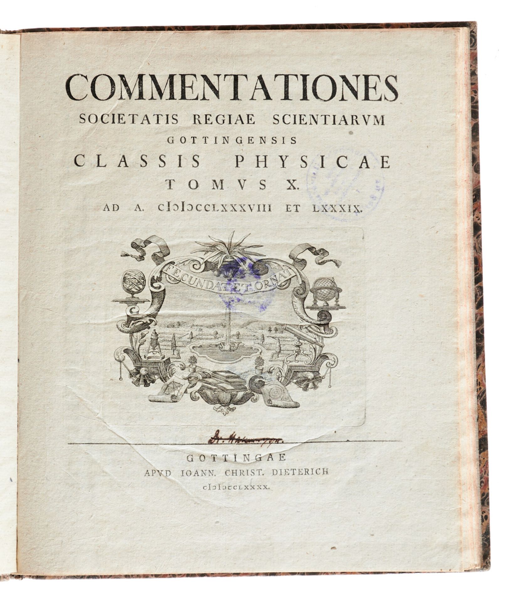 Anthropologie Blumenbach Commentationes Societatis Regiae Scientiarum Gottingensis classis physicae. - Bild 2 aus 7