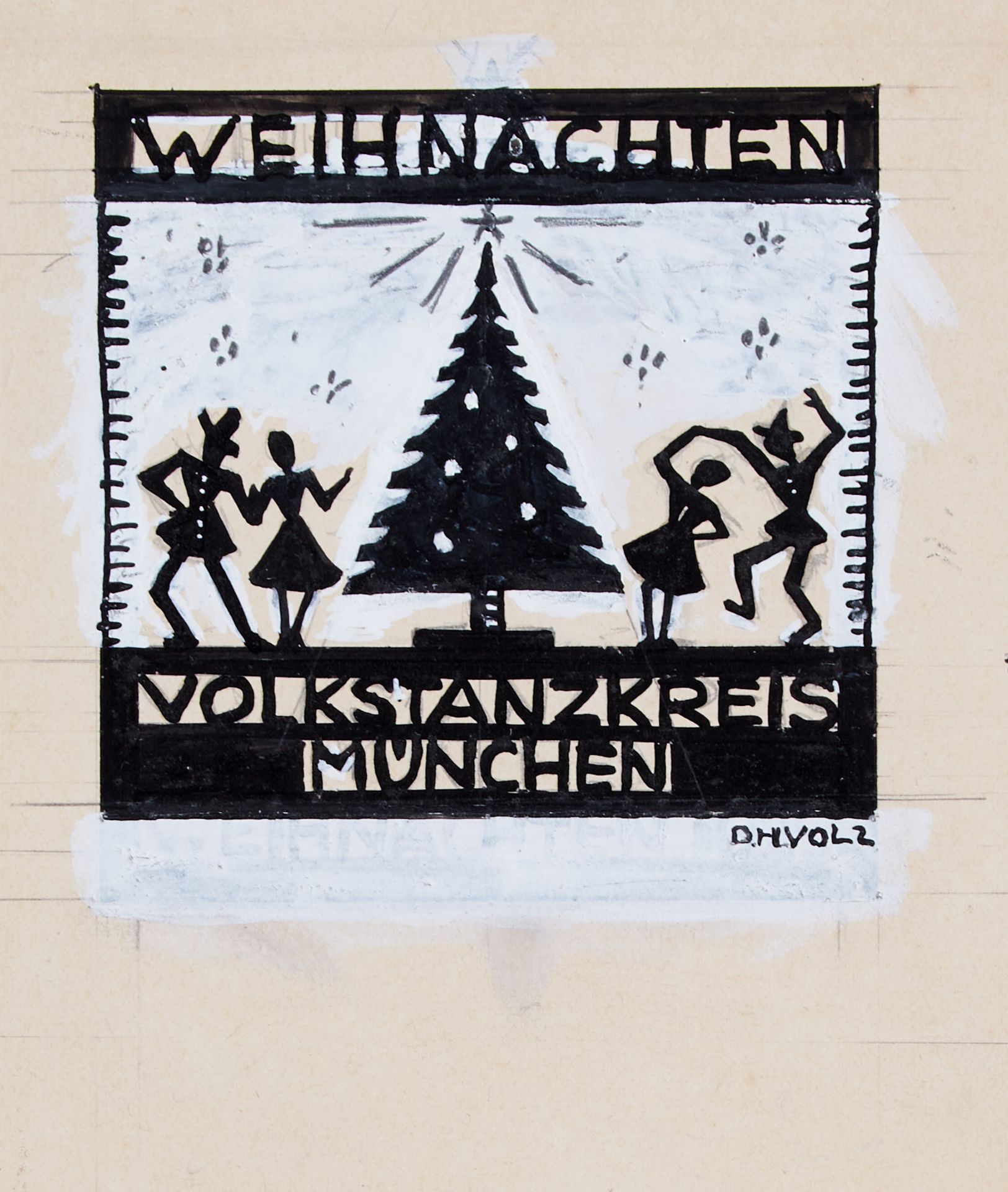 Volz, Dietrich Heinrich (Batavia 1901-1984), Sammlung von 27 Holz- und Linolschnitten, 4 Zeichnungen