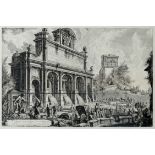 Italien Rom Piranesi - "Veduta del Castello dell'Acqua Paola sul Monte Aureo" (Brunnenfassade der