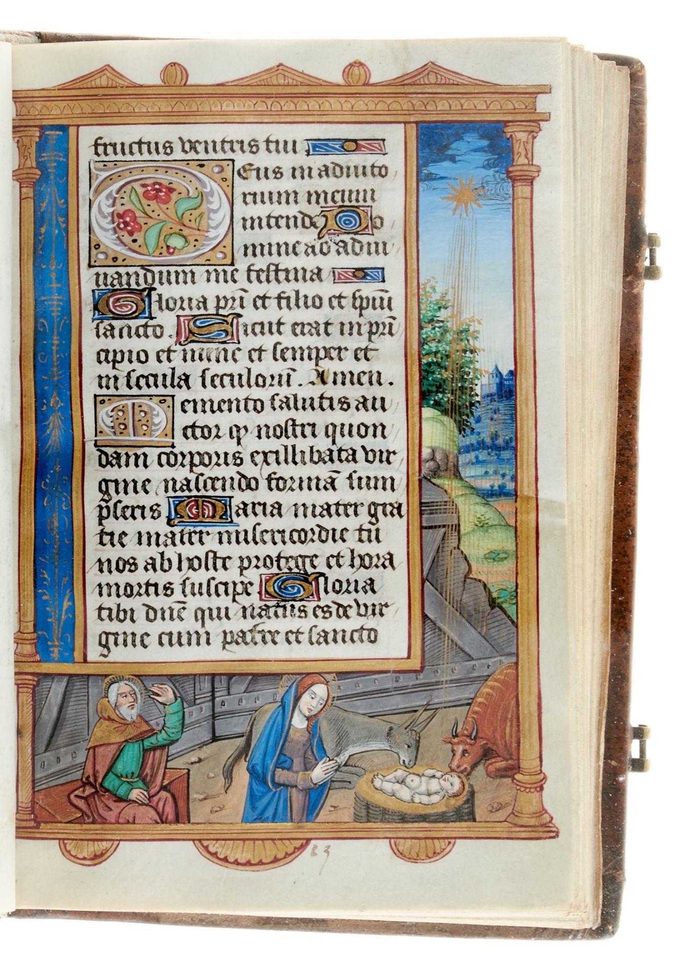 Pariser Stundenbuch. Lateinische Handschrift auf Pergament. Paris, um 1500. Ca. 14 x 10 cm. - Image 9 of 26